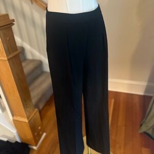 Halogen Black Wide-Leg Trousers